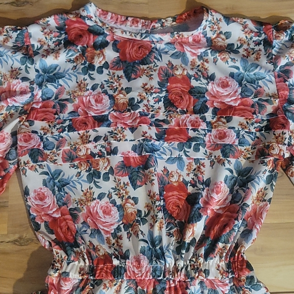 Vintage Floral Day Dress M - Picture 6 of 15